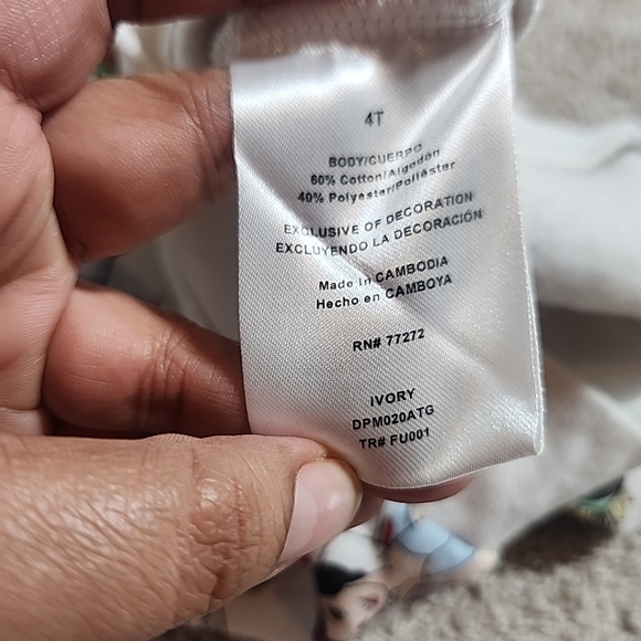 Kid Disney Princess Sweatshirt 4T - Picture 7 of 7